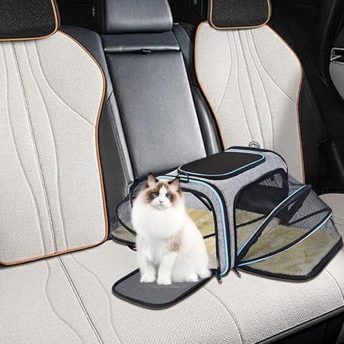 Porte-chat extensible pour voyage et shopping avec chien - 7