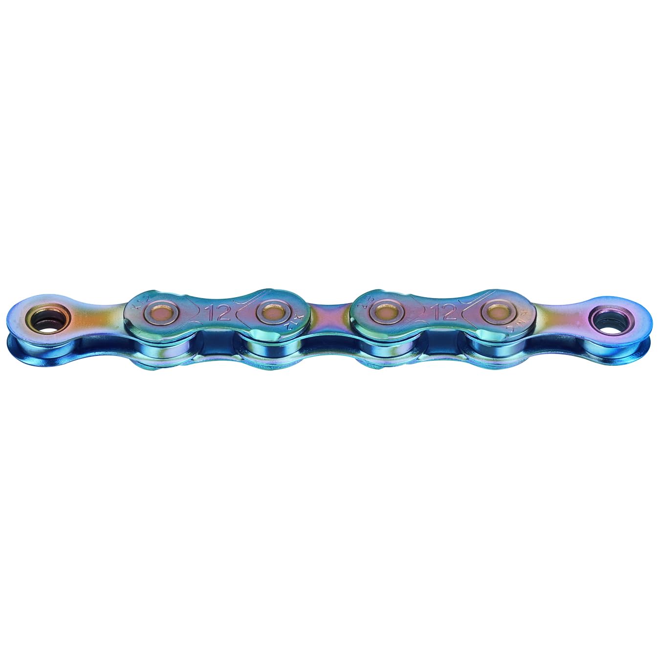 Fahrradkette, gewachst, Aurora Blue, 12-fach, X12 von KMC
