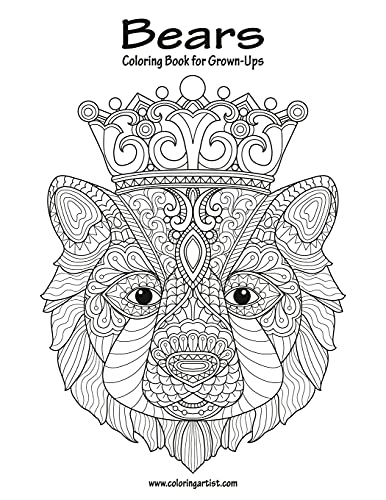 Bears Coloring Book for Grown-Ups 1