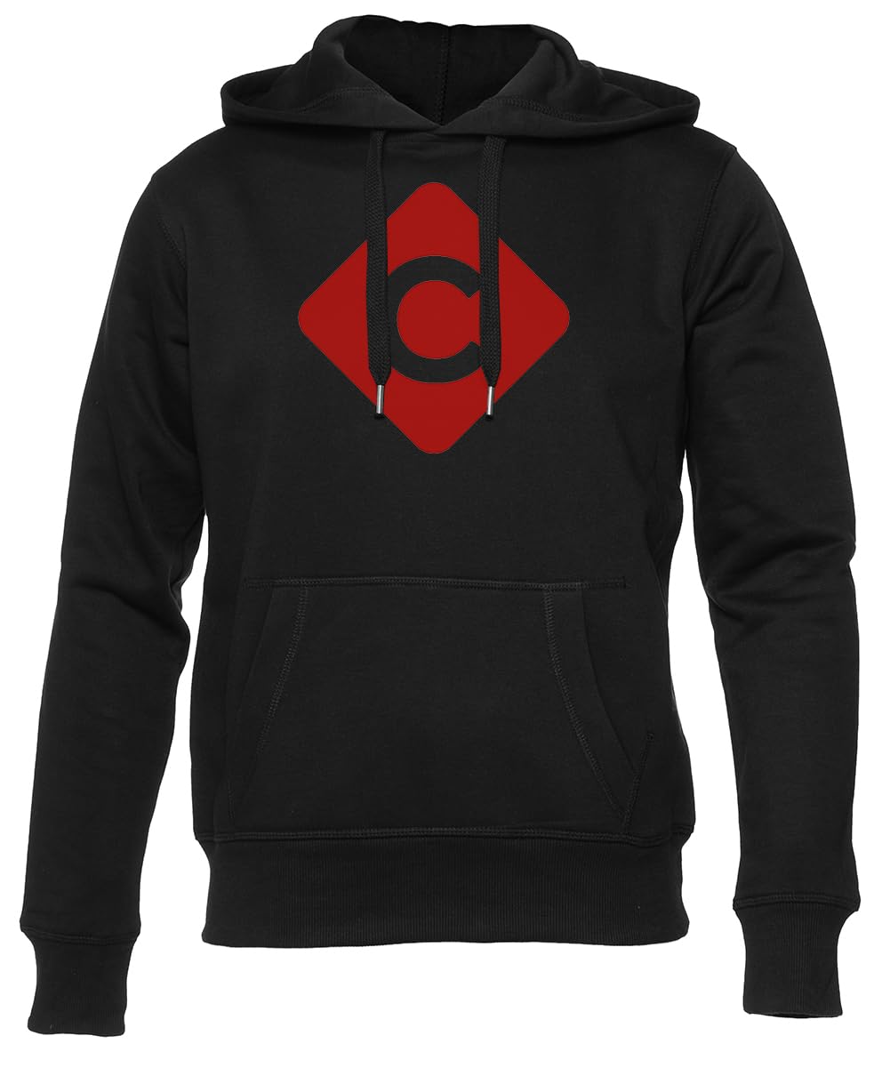 Newtee Investigación Sudadera Unisex Negra para Hombre y Mujer Unisex Black Hoodie Men Women