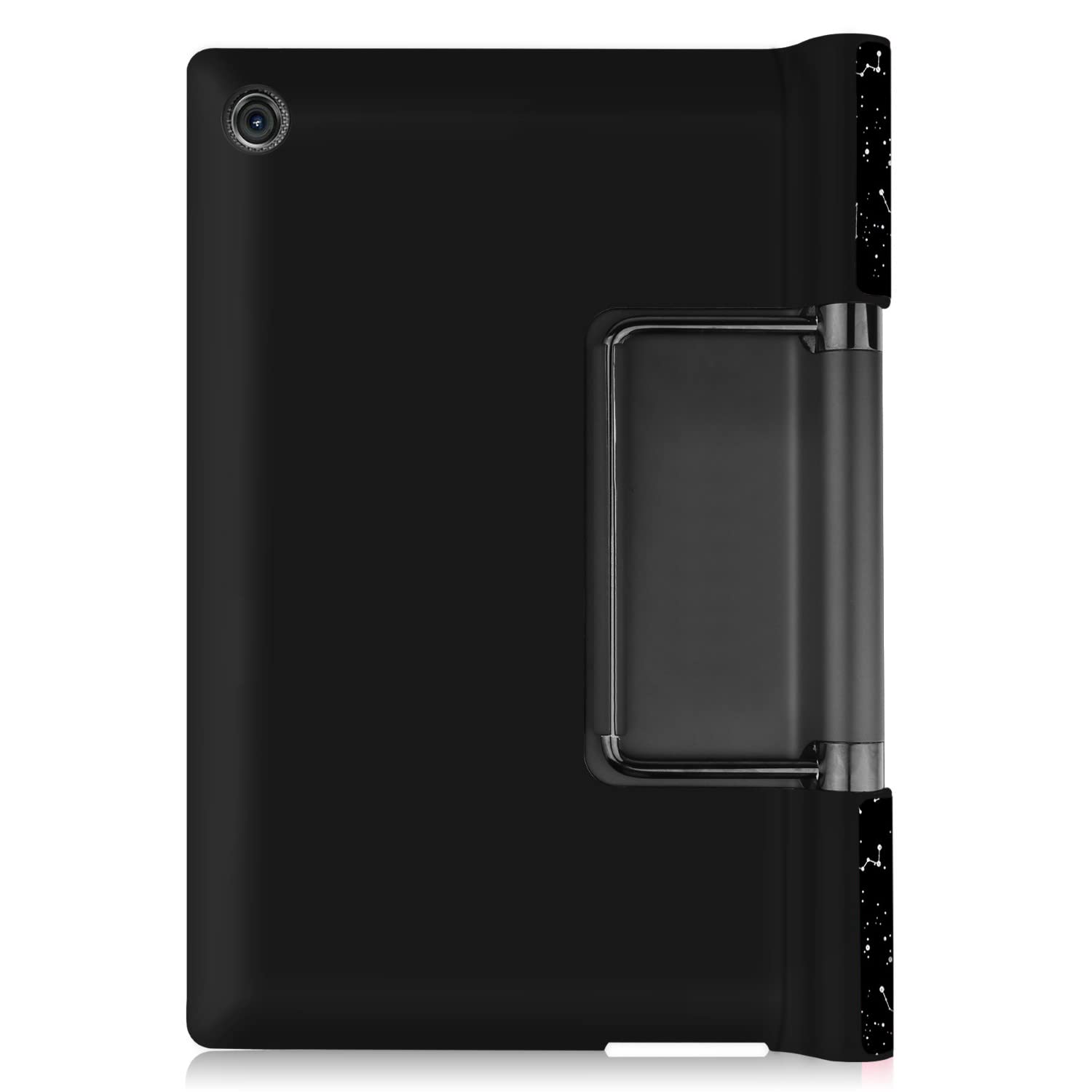 Swook PU Leather Flip case Cover with Auto Wake Sleep for Lenovo Yoga Tab  11 (YT-J706F) 11 inch Tablet (Black Constellation)