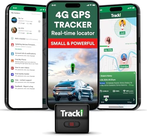Tracki GPS Tracker for Vehicles – Real-Time 4G LTE Assets & Car T...