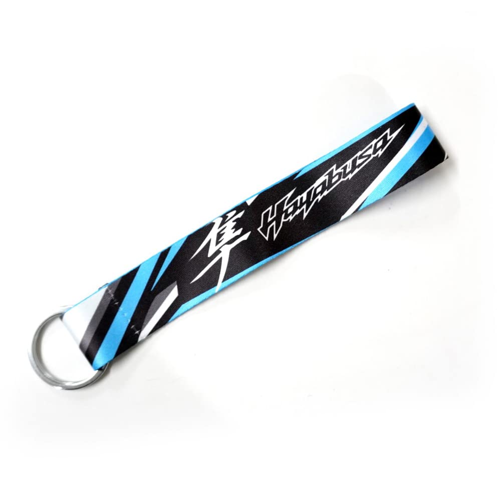 Haya 2552 Motorcycle Bike Car Tag (6 X 1 Inch) Cloth Multicolor Keychain