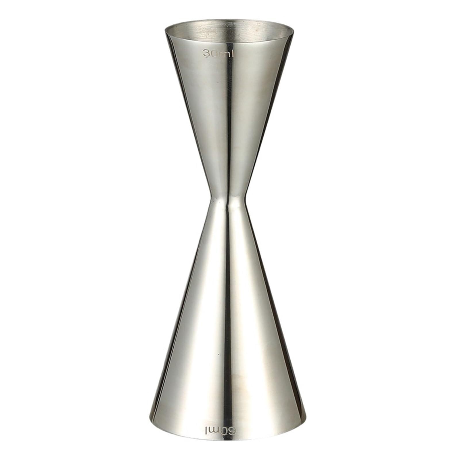 Cocktail Messbecher 30/60 Ml & 30/45 Ml Barwerkzeug Edelstahl | Silver 30 60ml