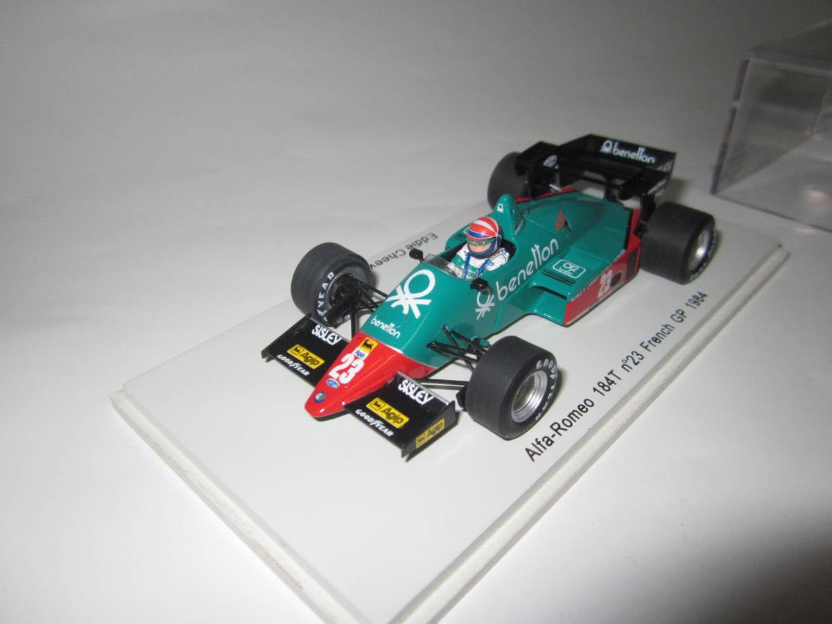 Amazon.co.jp: Spark 1/43 Alfa Romeo 184T 1984 French GP #23 Eddie