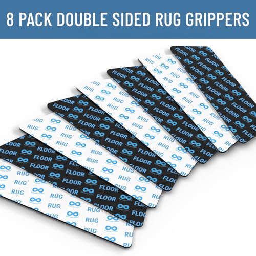 Everlasting Comfort RG 8 Pack Non Slip Rug Grippers For Wood Floors And Tile Floors thumb #1