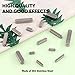 Keadic 140Pcs Parallel Drive Shaft Keys 16 Sizes Round Ended Feather Key Woodruff Key Stock Assortment Drive Shaft Parallel Keys 8mm 10mm 12mm 16mm 20mm 25mm 30mm Pulley Keyway Set for Industrial