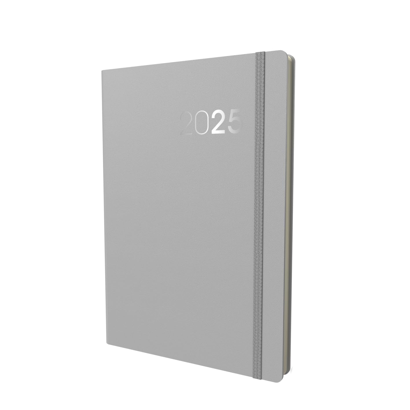 Collins Legacy 2025 Planner - A5 Day To Page Diary (with Appointments) - Grey - (CL51.97-25) - Professional Daily Planner with Soft Touch Cover