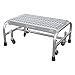Cotterman - A1N2626A3B3C50P1 - Aluminum Rolling Platform, 12 Overall Height, 350 lb. Load Capacity, Number of Steps: 1