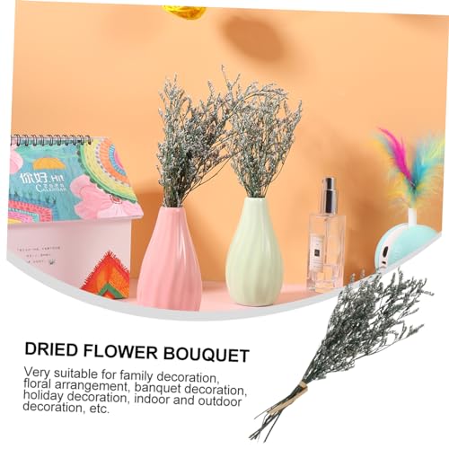 Ramo de flores secas Babysbreath para decoración miniatura 4