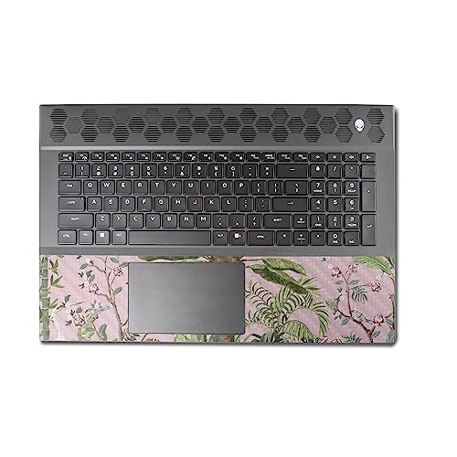 Image of MightySkins Carbon Fiber Skin Compatible with Alienware M18 R1 (2023) Full Wrap Kit - Chinoiserie Jungle | Protective, Durable Textured Carbon Fiber Finish | Easy to Apply | Made in The USA