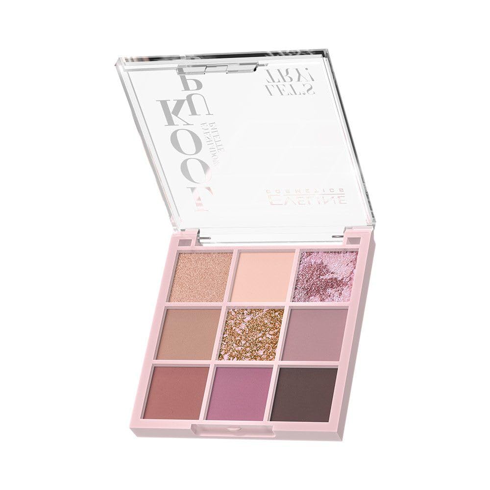 Eveline Cosmetics Eyeshadow Look Up Lets Try 9 Renk Palet