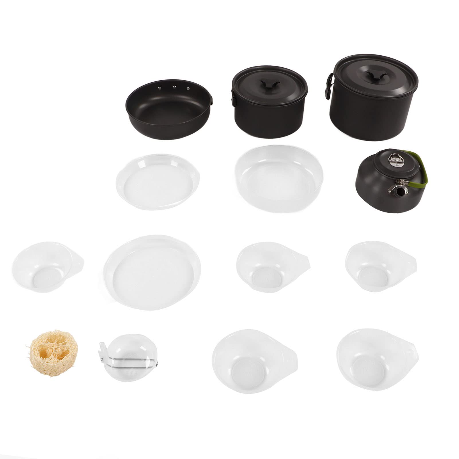 Amazon.co.jp: キャンプ用調理器具キット、4～5人用のポータブル