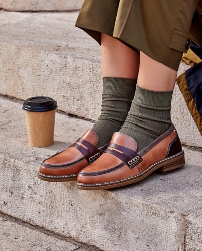 Image of PIKOLINOS Aldaya W8J-3541 Women's Loafers - Premium Calfskin Leather Slip-On - Lightweight Comfort, Removable Insole, Medium & Wide Width Ergonomic Everyday Support