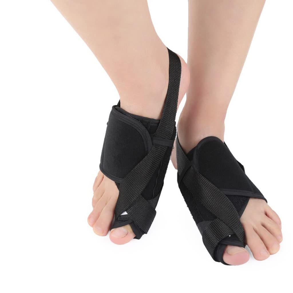 Corrector de juanetes,Separadores de Dedos para aliviar el Dolor de juanetes,Corrección de juanete de tamaño Ajustable,Corrector de férula para juanetes para Hombres y Mujeres,Soporte de día y Noche