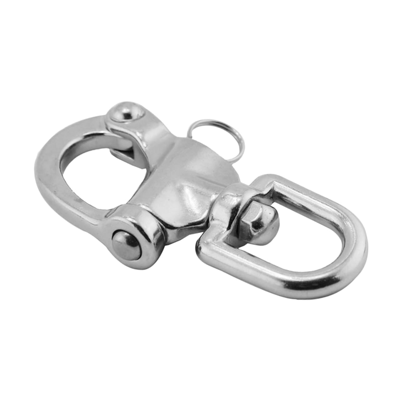 ETHZZLE Quick Release Outdoor Diving Buckle Spring Shackle Snap Hook for Belt Chain Lanyard