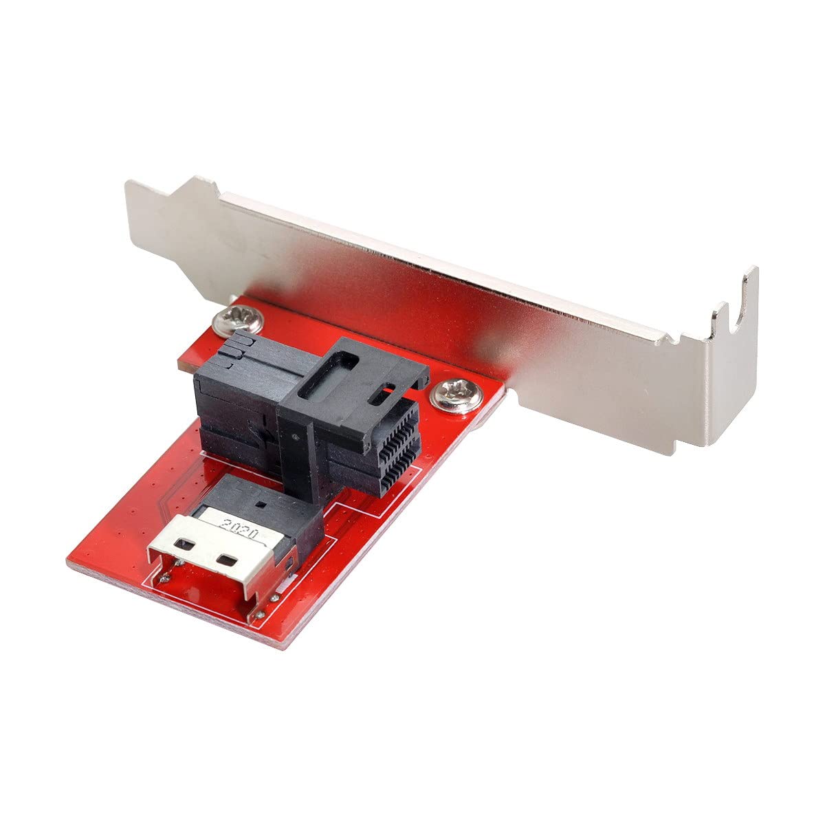Cablecc PCI-Express 4.0 Slimline SAS SFF-8654 a HD SFF-8643 PCBA Femmina Adattatore con Staffa