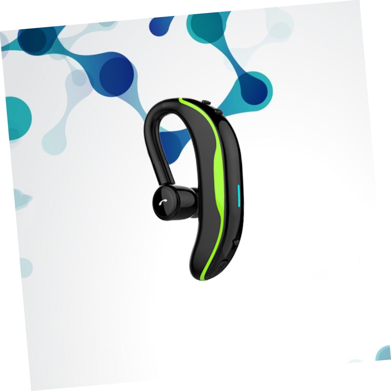 Auricolare Wireless senza Fili Sportivo con Gancio, Cuffia Singola Leggera 12g, Compatibile con Smartphone e Tablet, Audio Dinamico Vivavoce per Uso Quotidiano