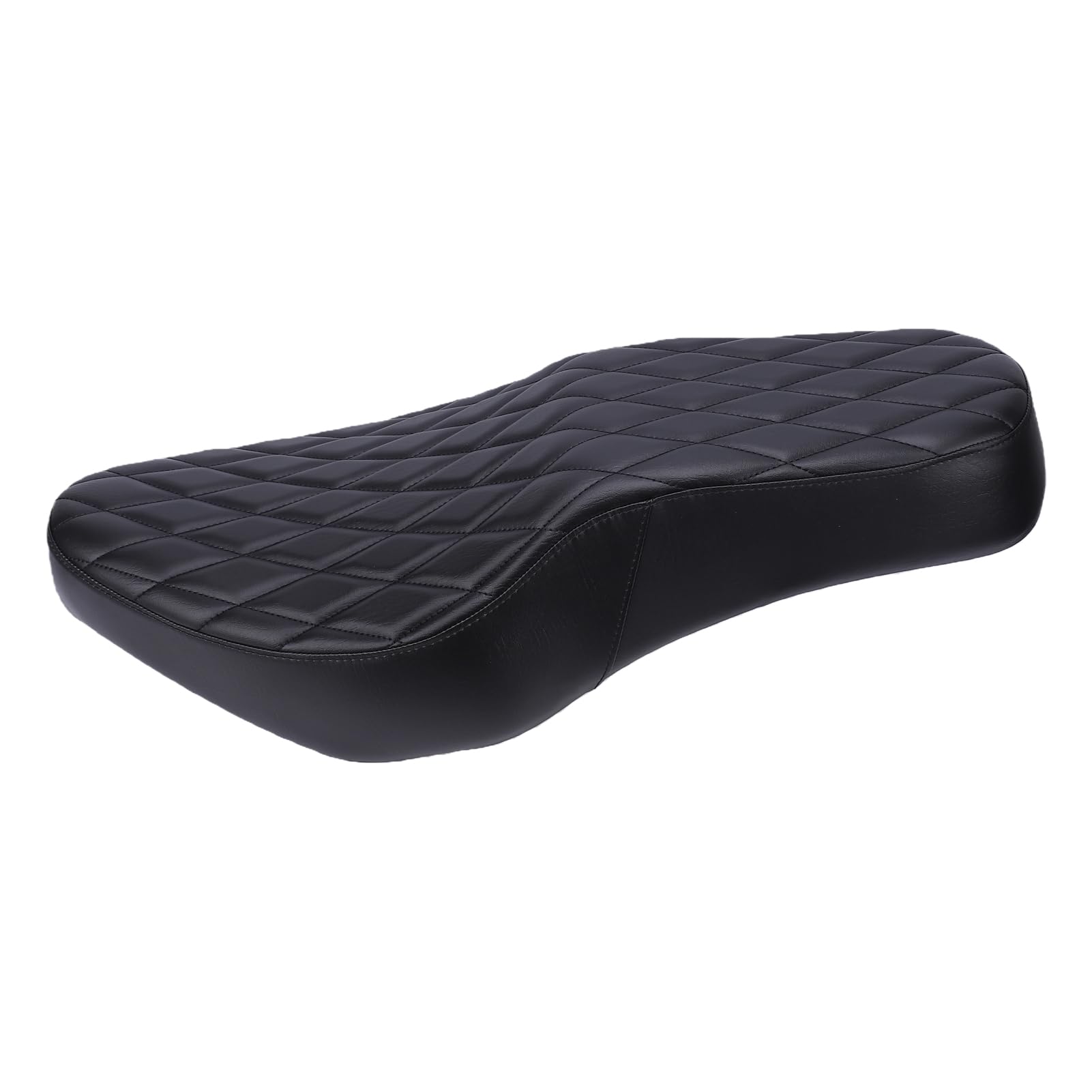 Cosiki Motorcycle Driver Passenger Seat Replacement, Direct Fit Black | Trwała konstrukcja z PP i gąbki, większy komfort jazdy, prosty montaż