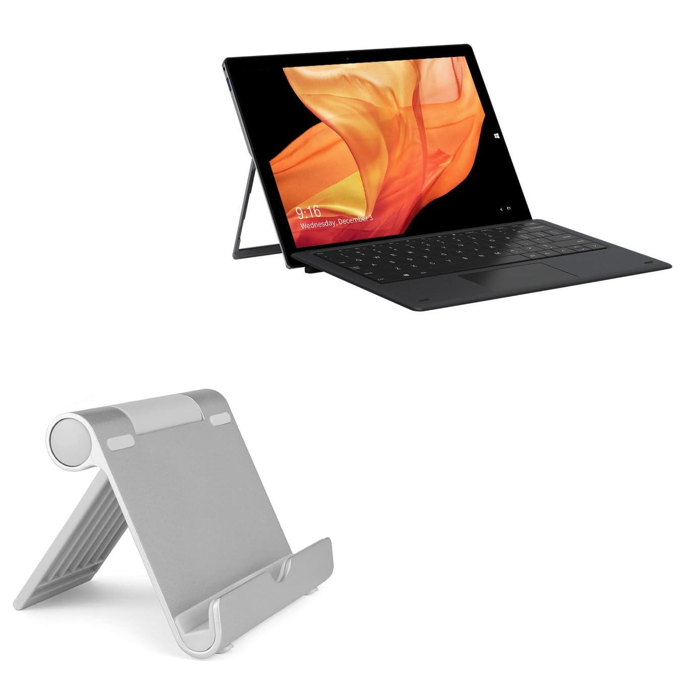 BoxWave Stand and Mount Compatible with Chuwi UBook Pro 8100Y - VersaView Aluminum Stand, Portable, Multi Angle Viewing Sturdy