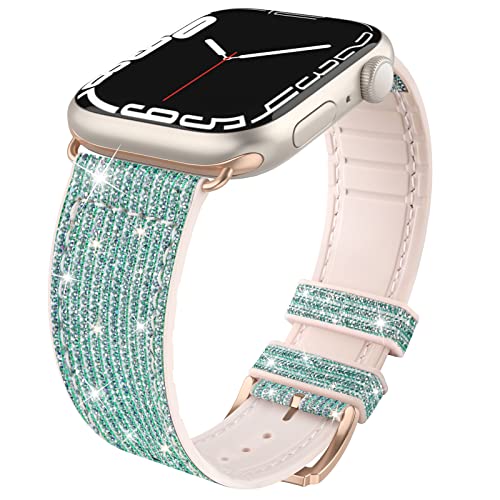 Tuocal Bling Straps Compatible with Apple Watch Strap 38mm 40mm 41mm 42mm(Series 10)