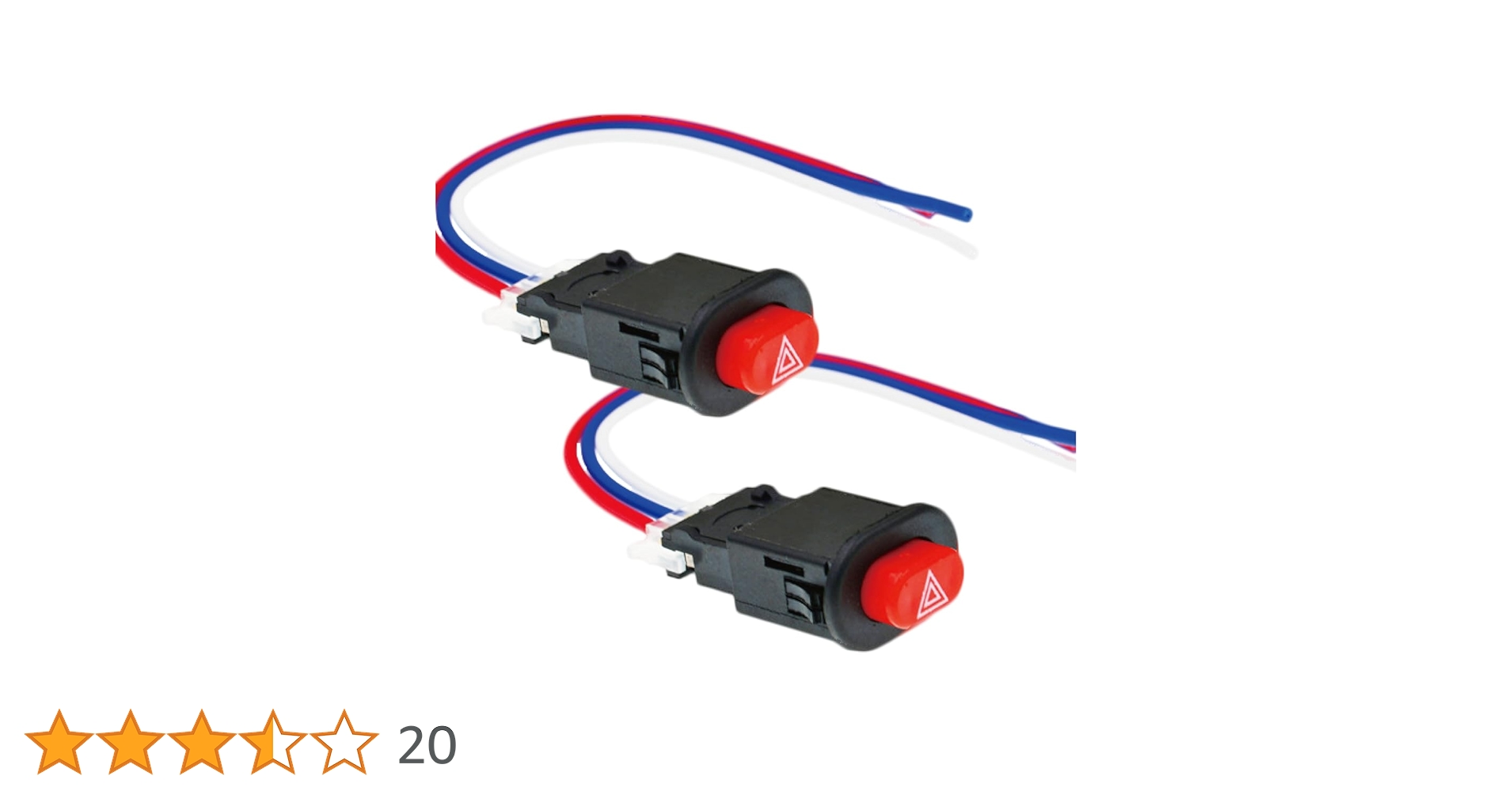 Amazon.co.jp: ECOTECT バイク用 ハザードスイッチ 汎用品 DC12V