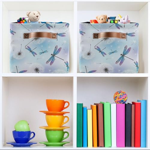 Panier libellule pastel pour organiser la chambre de bébé avec douceur - 8