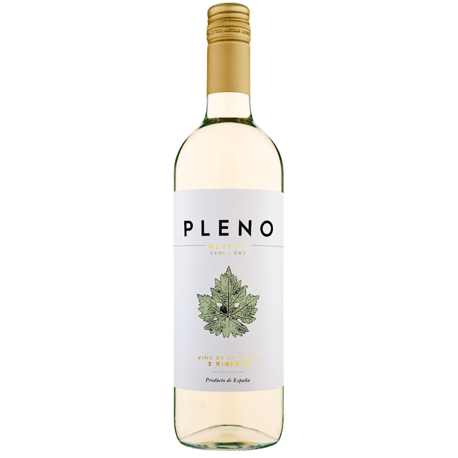 Bodegas Agronavarra Pleno Blanco Semi-Dry Halbtrocken Weißwein Vegan Spanien inkl. FeinWert E-Book (12 x 0,75 l)