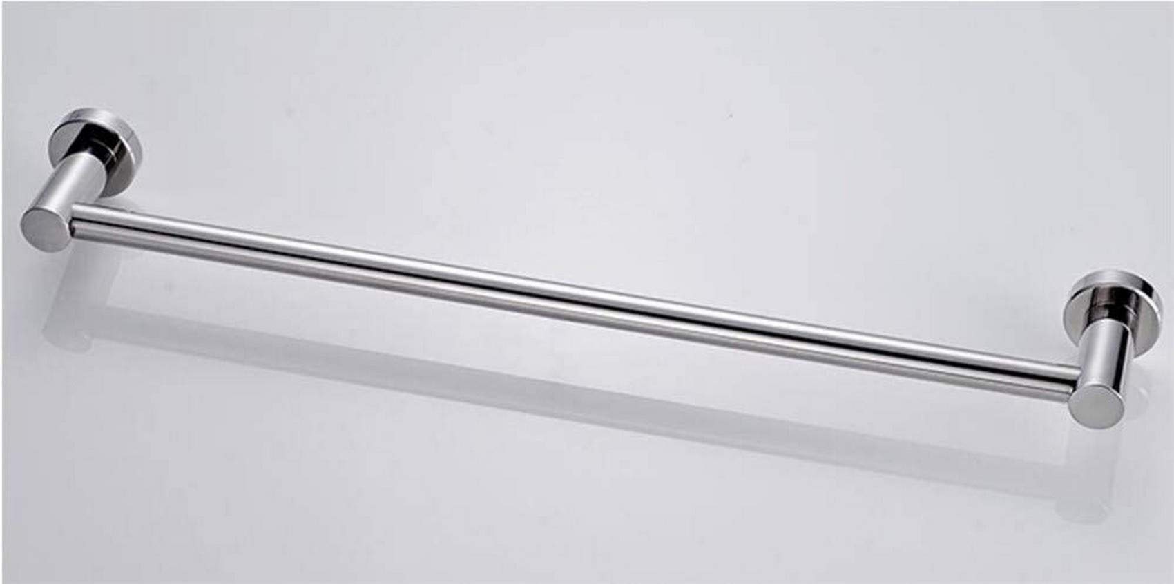 FGXHHS Towel rack,304 stainless steel Bathroom shelf,Punch-free Double Single rod towel bar,Wall mount bar-E 70cm(28inch)