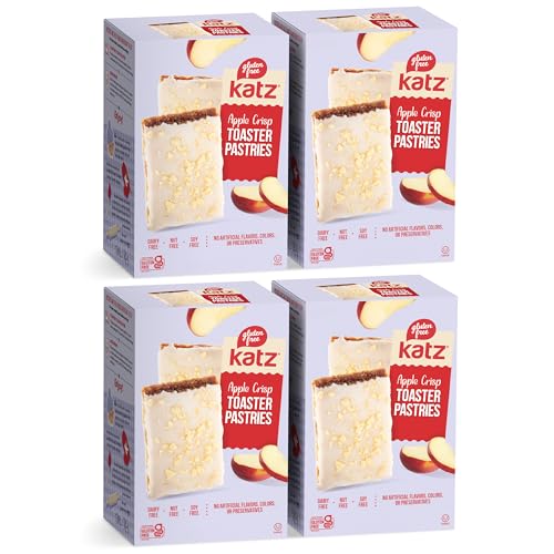 Katz Gluten Free Apple Crisp Toaster Pastries.Healthy Snacks for adulte