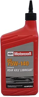 Ford Genuine Fluid XY-75W140-QL SAE 75W-140 Synthetic Rear Axle Lubricant - 1 Quart - Pack of 4 - coolthings.us