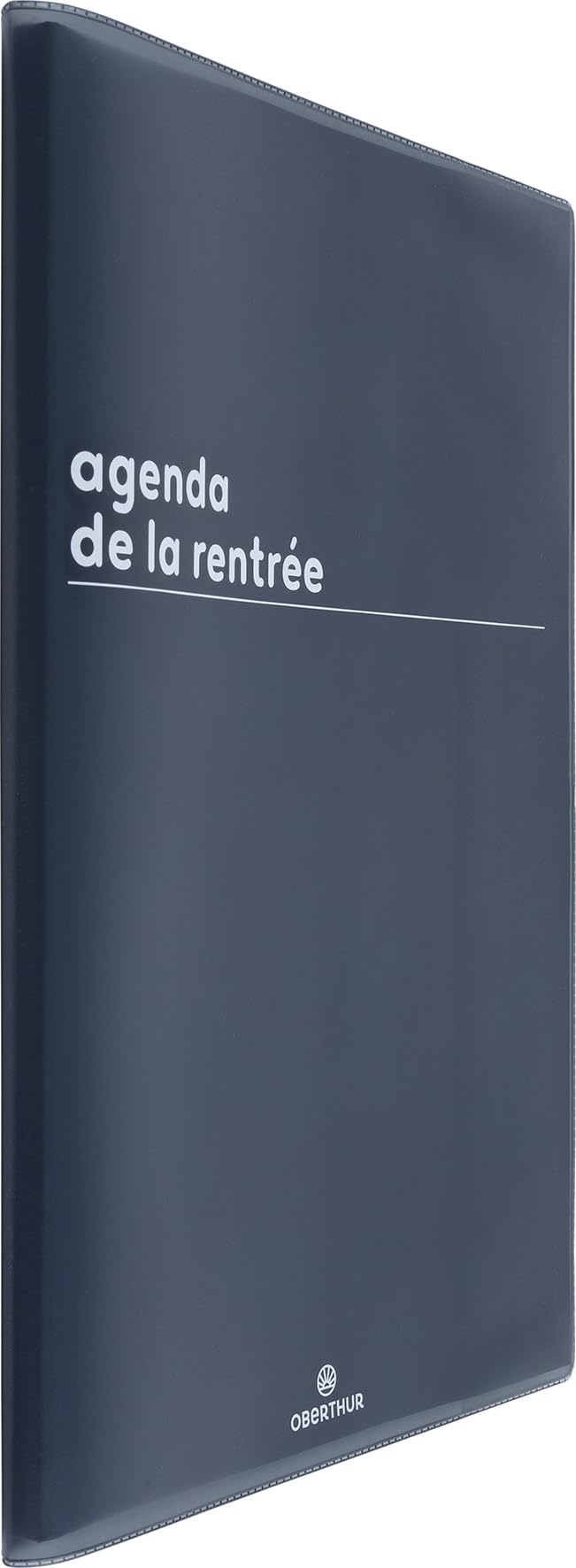 Agenda Semainier de la Rentrée Couverture Boréal Noir 16 x 24 cm Septembre 2026 à 2027 3 Langages