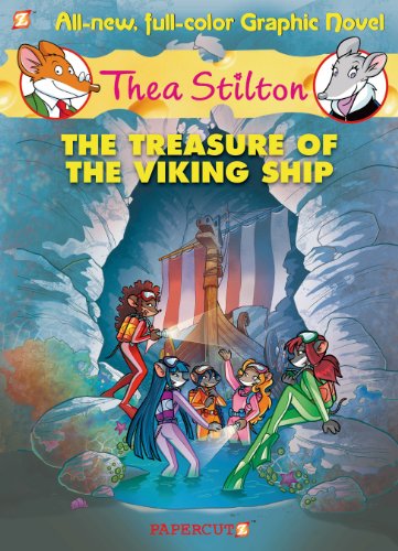 Cover of Thea Stilton Graphic Novels #3: The Treasure of the Viking Ship