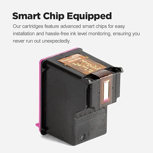 Miniatura 7 de LD Products Cartucho de tinta remanufacturado para 65XL N9K03AN HP 65XL Cartucho de tinta de alto rendimiento para HP Deskjet 2652, 3722, 3730,