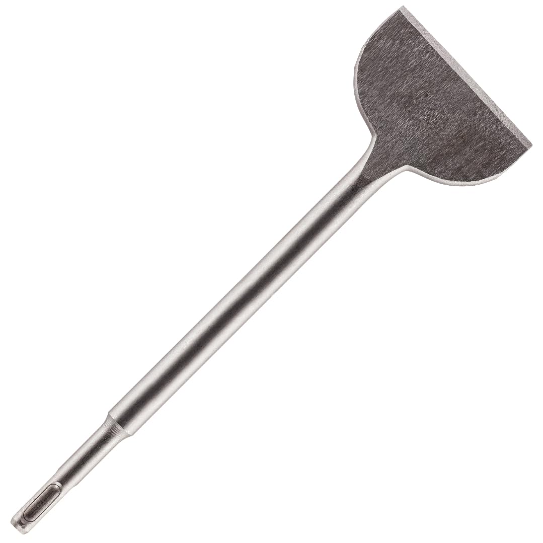 Rennie Tools SDS Plus Chisel Bit 75mm Wide x 250mm Long Offset for Use On Bricks Concrete, Masonry, Mortar