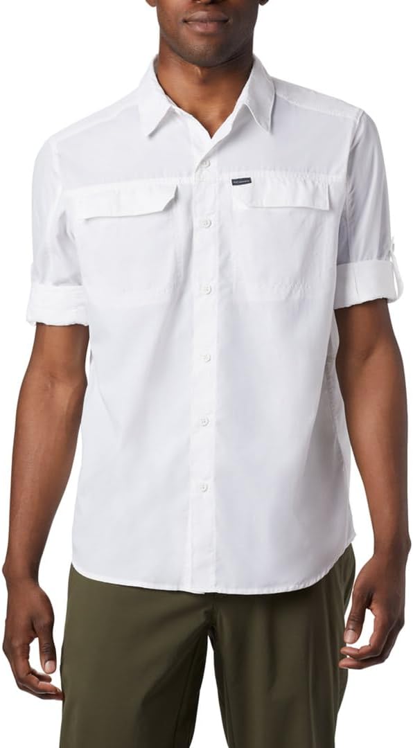 ColumbiaMen's Solid Regular Fit Silver Ridge2.0 Long Sleeve Shirt