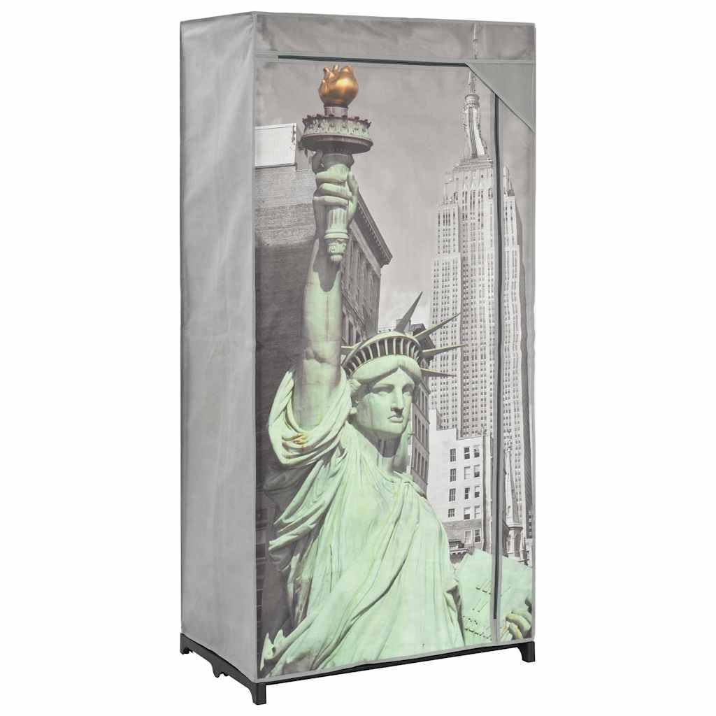 vidaXL Armario de Tela New York 75x45x160 cm