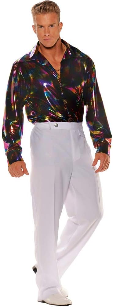 Amazon.com: Underwraps - Camisa para hombre de los 70 de Midnight Disco,  talla única , Negro : Ropa, Zapatos y Joyería