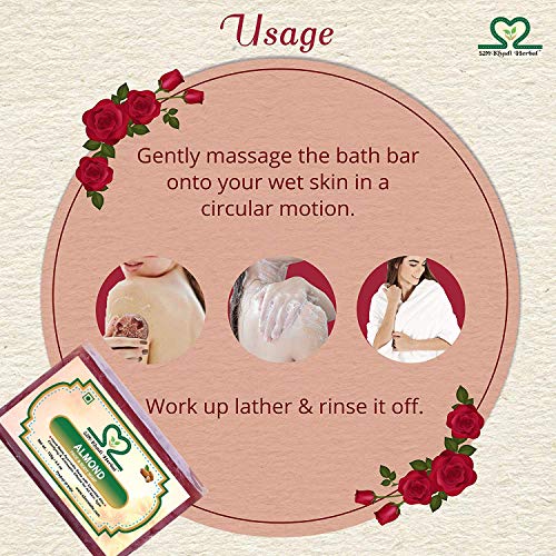 Image of Khadi Natural S2M Herbal Pure Almond Soap 250Gm