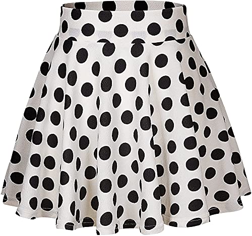 Image of Girls Kids Skater Skirts with Attached Inner Shorts (3 Years - 15 Years) rayon blend