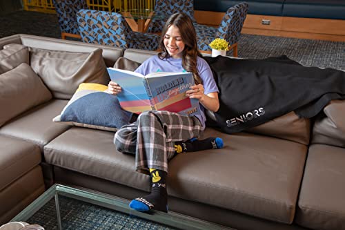 Senior Socks - Fun and Durable Cotton Crew Socks for Men and women, Imported and Machine Washable - Perfect Fit3