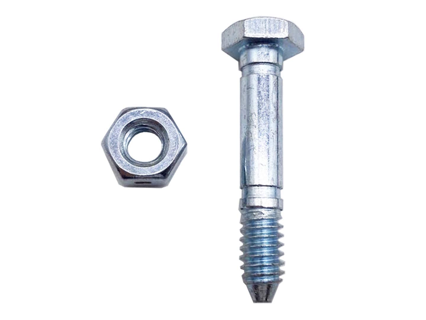 6 Pack, Shear Pins & Nuts For Ariens 510015, 51001500. Also Replaces