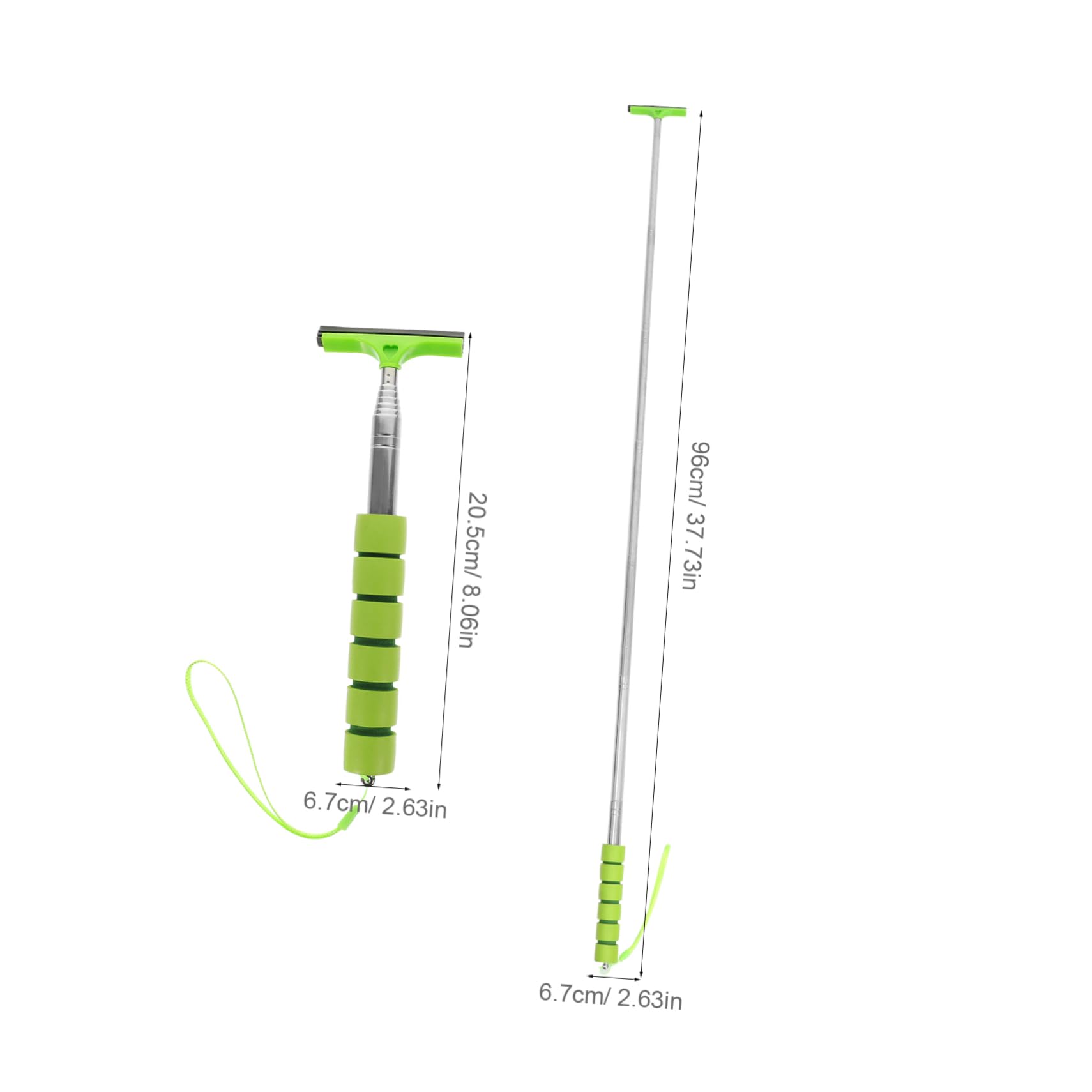 STOBAZA Rear View Mirror Cleaner Telescopic Window Wiper Car Windshield Squeegee Easy Maintenance Fit Mirror Sizes