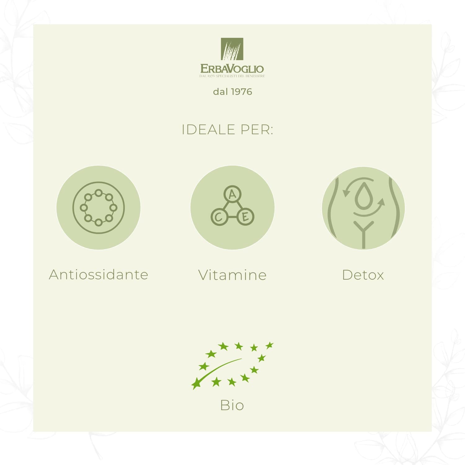 Erbavoglio Erba di Orzo Della Nuova Zelanda Bio - 200 g - Alimento biologico - Ricca di nutrienti, ottima per detox, supporto digestivo e aumento dell'energia.