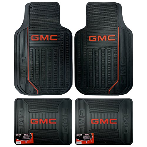 Elite Series Front & Rear Car Truck SUV Seat Rubber Floor Mats for GMC