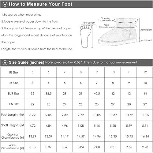 Dream Pairs Women's Dsb214 Winter Snow Boots Classic Faux Fur Lined Slip On Ankle Boots Black Size 9 M Us #TOP5