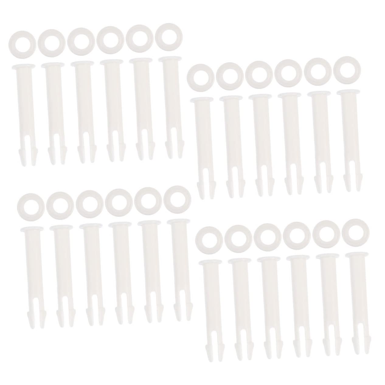 BESTonZON 3 Series Conector De Plástico para Piscina Desmontable Accesorios De Repuesto para Marco De Piscina Redonda Instalación Y Durabilidad Garantizada 24 Piezas X 3