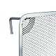 Relaxdays Zeitschriftenhalter Wand, Zeitungsablage hängend, Wandkorb, HBT 28x35,5x10 cm, Magazinhalter, Metall, Silber