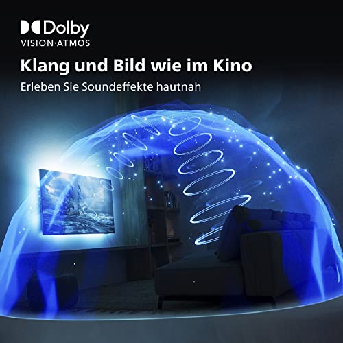 Philips 43PUS8007/12 Fernseher (4K UHD, HDR10+ kompatibel, 60 Hz, Dolby Vision und Atmos, 3-seitiges Ambilight, Smart TV, Triple Tuner) 2022, Mattschwarz, 43 ", 108 cm – Bild 5