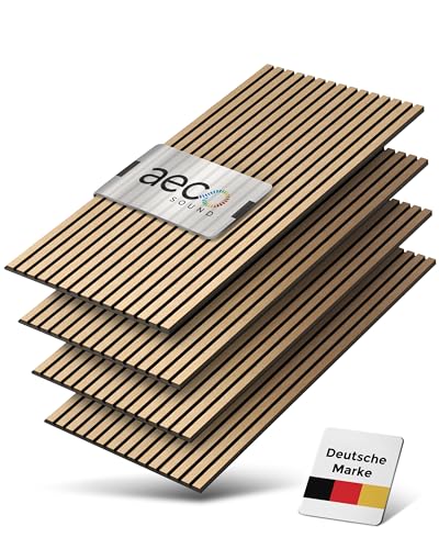 Aeco Sound® - Akustikpaneele, 4 Stück je 120x60cm - 4er Set...
